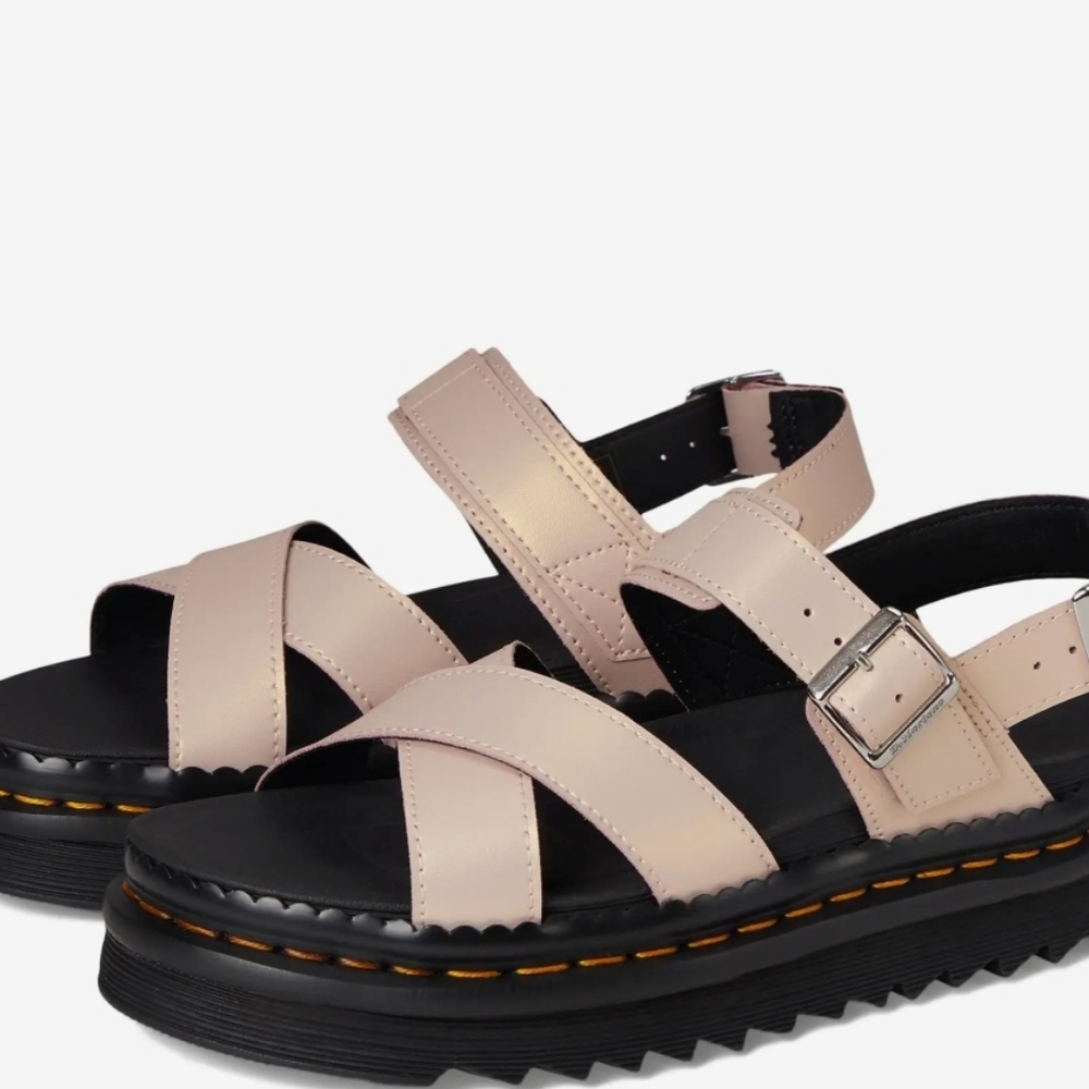 Dr. Martens Voss 2 Sandals- Powder Pink Gold Shift